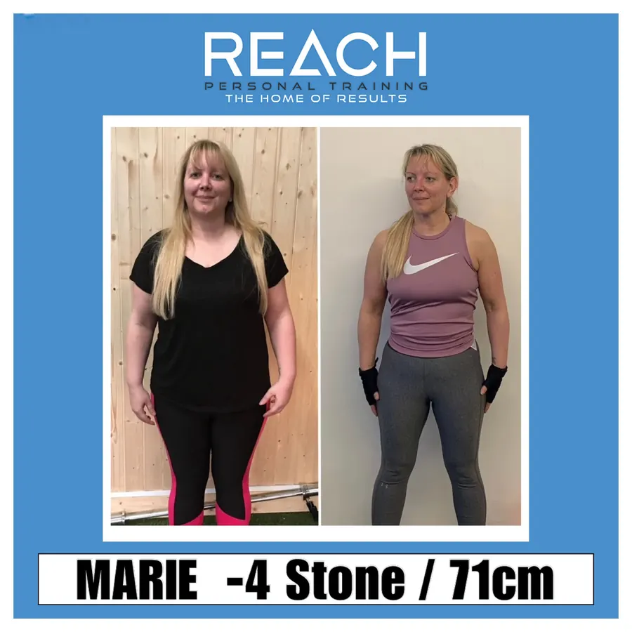 Marie — 4 stone fat loss transformation
